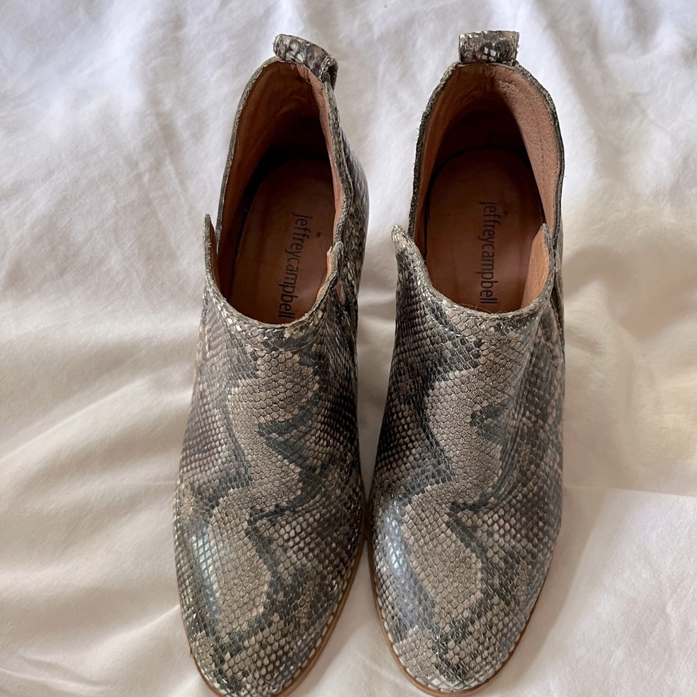 Jeffrey Campbell ankle boots worn a few times.